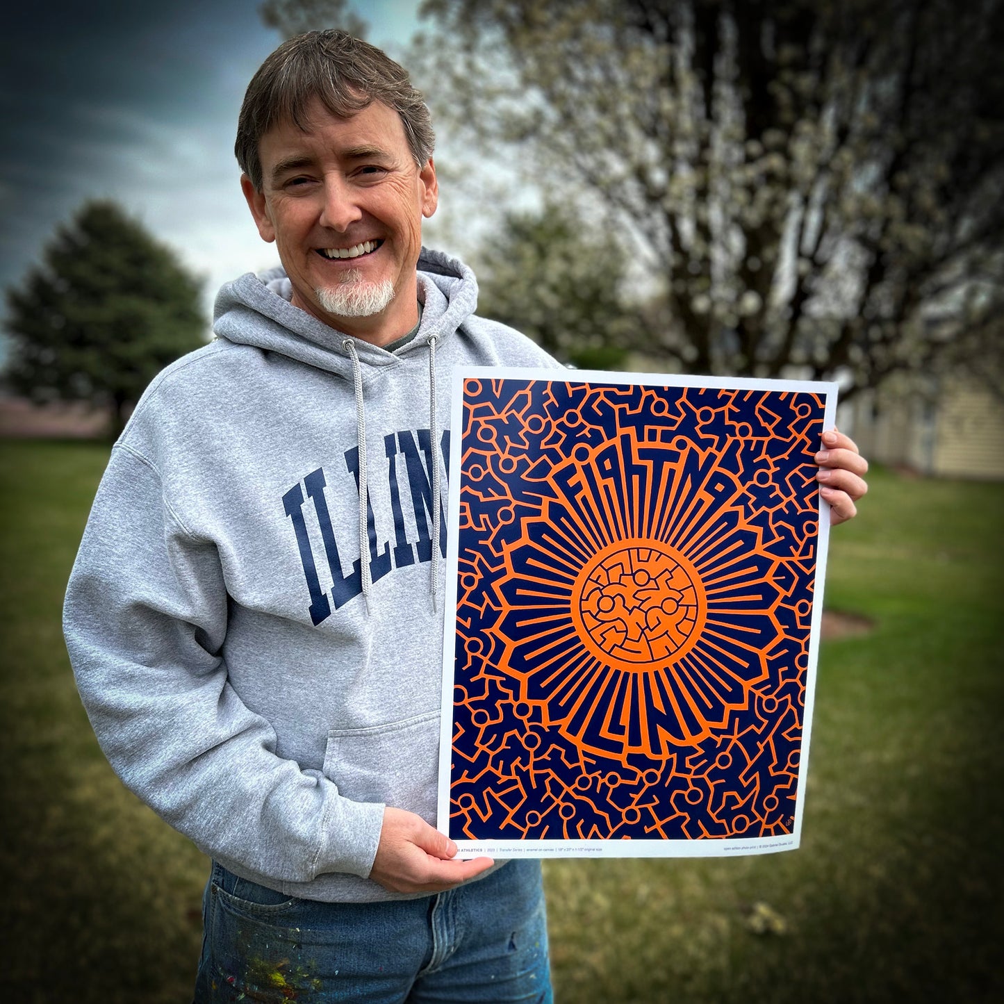 LIMITED EDITION ILLINI PRINT!