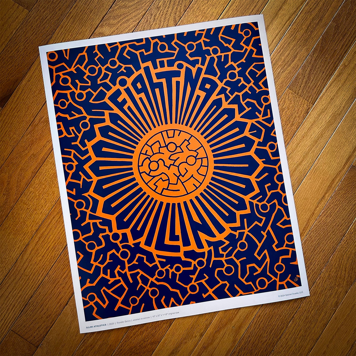 LIMITED EDITION ILLINI PRINT!